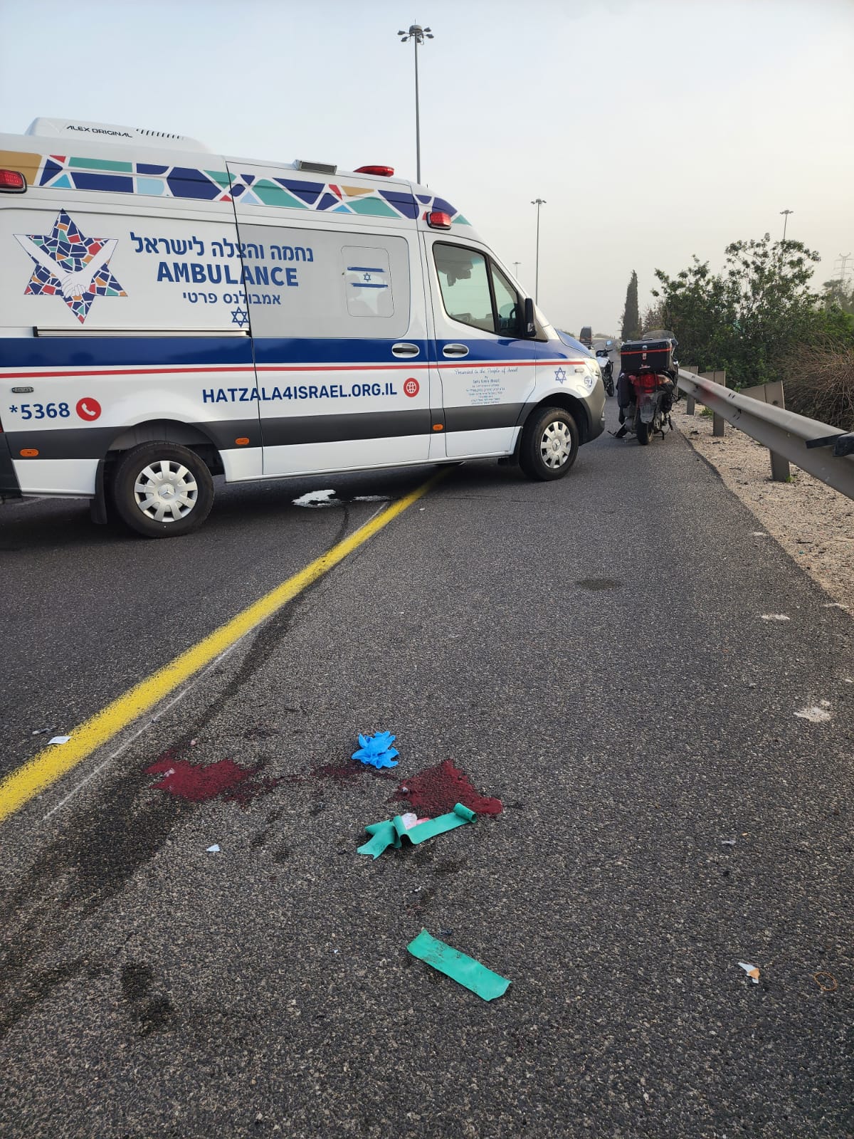 המשמרת הראשונה של האמבולנס לזכר המפקד איציק “בזוקה” בוזוקשווילי